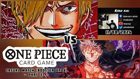 One Piece Card Game Casual Match Booster Op Part Sanji Vs