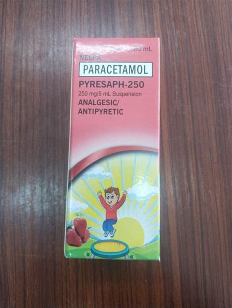 Paracetamol Pyresaph 250 250mg 5ml Suspension 60ml Lazada Ph