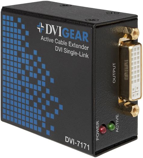 Dvi Single Link Active Cable Extender Ace Dvigear