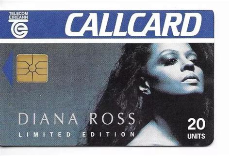 RARE CARTE Telephonique Diana Ross Phonecard Telephone Card