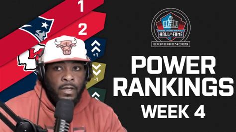 Week 4 Nfl Power Rankings 1 10 Youtube