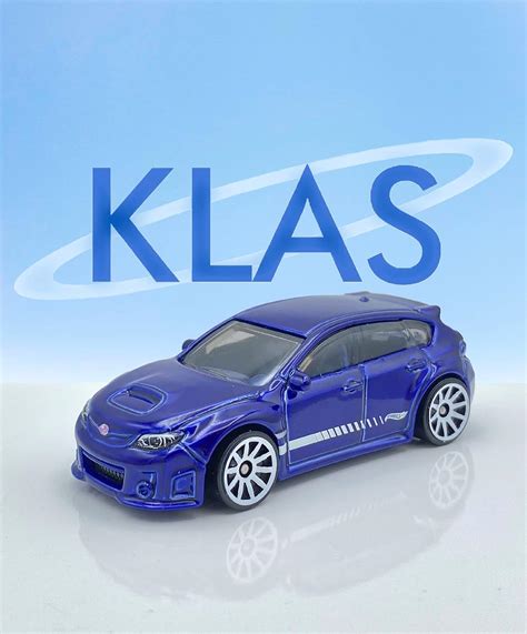 Hot Wheels Subaru Wrx Sti Blue Hw J Imports Short Card Comes In A Klas