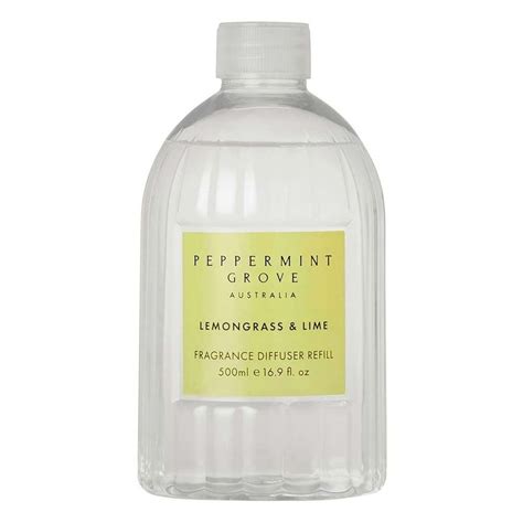 Peppermint Grove Lemongrass And Lime Fragrance Diffuser Refill 500ml