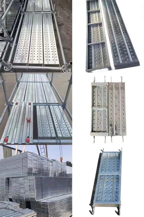 Hebei Produces Galvanized Perforated Scaffolding With Hooks And Walking