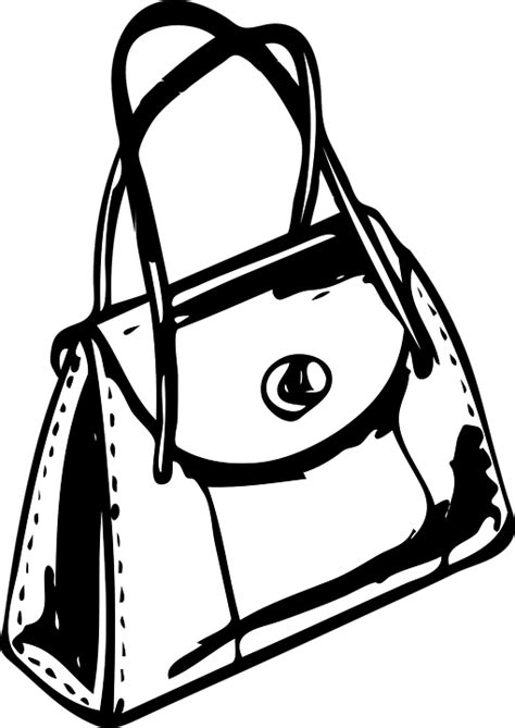 image vectorielle gratuite sac  main dame style cuir image