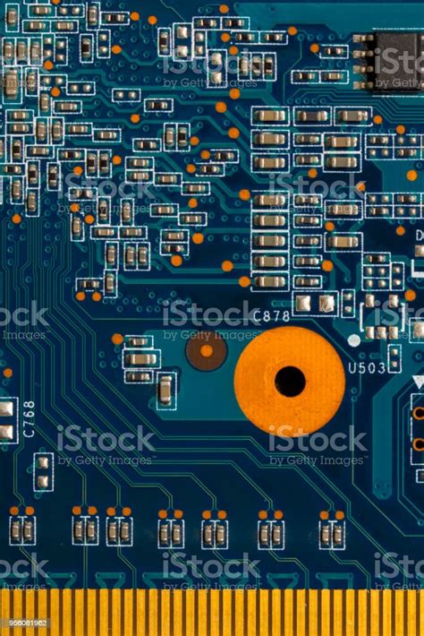 Circuit Board Background Stock Photo Download Image Now Blue