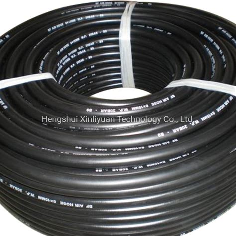 Black Wp20bar 300 Psi Fiber Braided High Pressure Water Rubber Air Hose