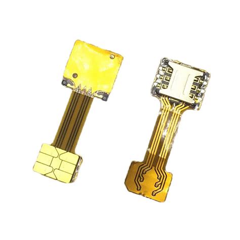 Double Dual SIM Card Adapter for Android extension TWO 2 Nano SIM micro ...