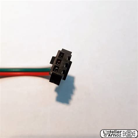 JST 3 PIN PLUG MALE + FEMALE 30cm