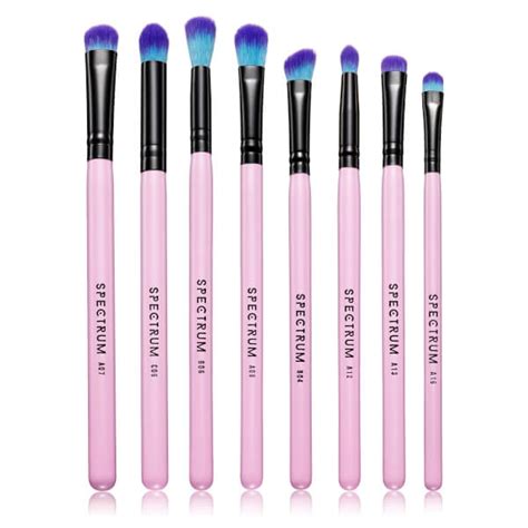 Spectrum Collections 8 Piece Eye Blending Brush Set - Pink | Free ...