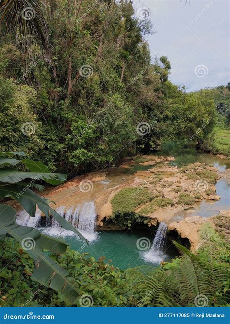 Waterfall hidden place stock image. Image of place, hidden - 277117085