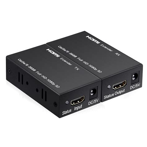 SUNNATCH HDMI Extender 196ft 60 Meters HDMI Transmitter And Receiver