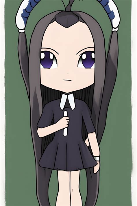 Wednesday Addams Art By Junichi Masuda Creative Fabrica