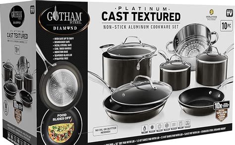 Amazon GOTHAM STEEL Platinum Cast Nonstick 14 Fry Pan Mineral And