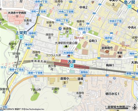 大津駅前（大津市地点名）の住所・地図｜マピオン電話帳