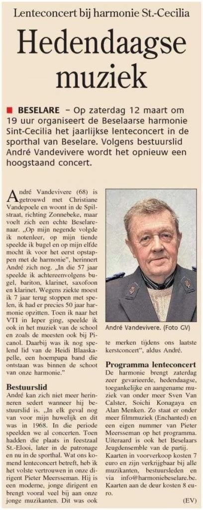 Hedendaagse Muziek Harmonie Beselare