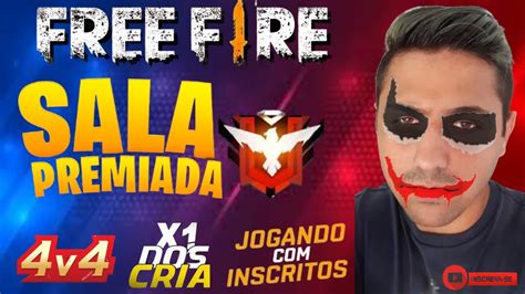 FREE FIRE AO VIVO PIX SALA PREMIADA META 100K SORTEIO 2 MIL