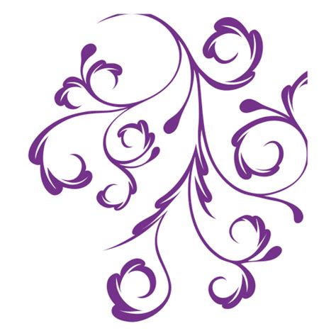 Design Png E Svg De Redemoinhos Ornamento Floral Para Camisetas