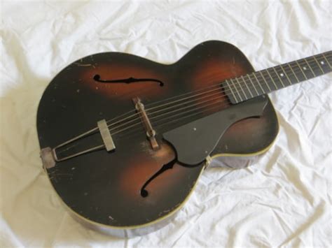 1935 Gretsch Model 35 Sunburst Guitars Archtop Electric And Acoustic