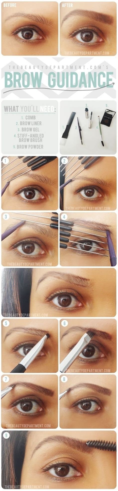 Eyebrow Hacks Tips Tricks Thick Bold Brows How To Pictures With