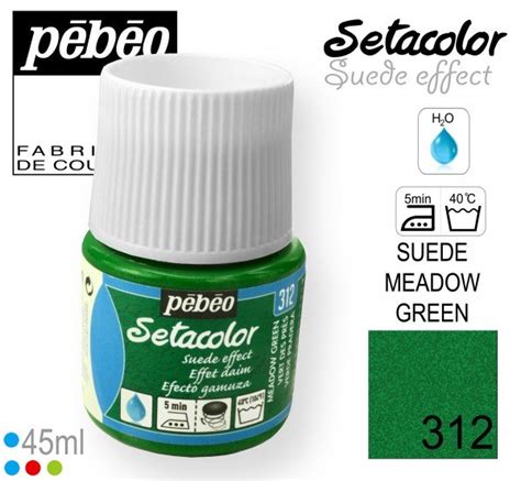 Pebeo Setacolor Suede Effect Ml Meadow Green