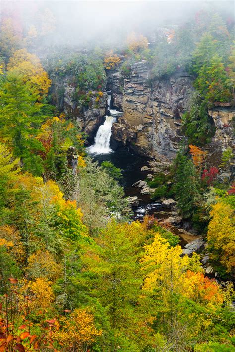 Linville Falls From Erwin’s View – WNCOutdoors.info