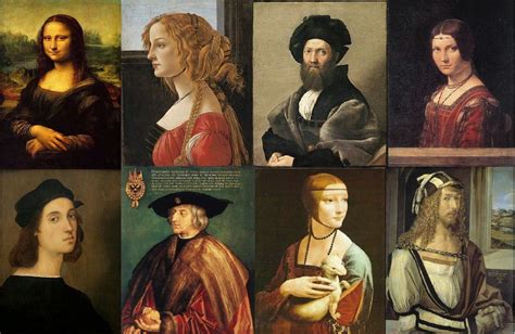 Retratos Famosos Del Renacimiento Amplio Movimiento Cultural Que Se Produjo En Europa