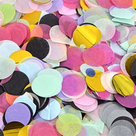 10g 1 2 5cm Round Tissue Paper Confetti Multicolor Wedding Table Decoration Event Party Supplies