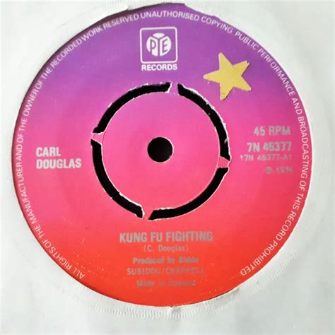 Carl Douglas Kung Fu Fighting 7 Inch Buy From Vinylnet