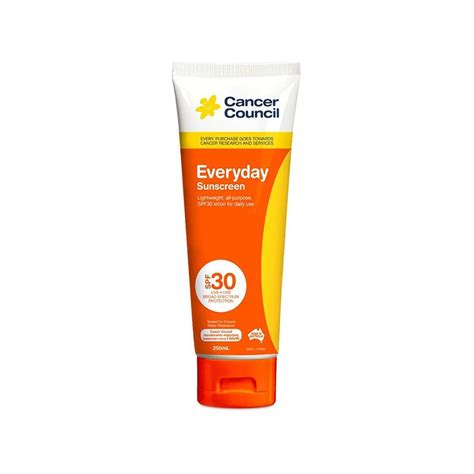 Buy Cancer Council Everyday Value Sunscreen Spf 30 250ml Mydeal