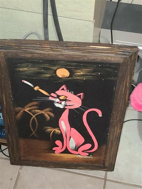 Pink Panther 70's Painting | #2777519173