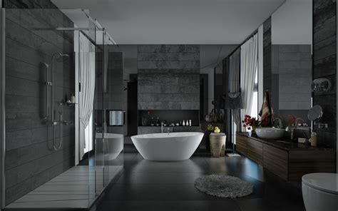 Contemporary Bathroom Design Ideas Complete With Perfect Bathtubs Bring A Relax Impression Roohome