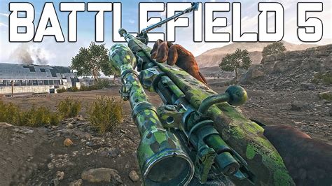 Battlefield 5 Sniper Gameplay 4k 60FPS No Commentary YouTube