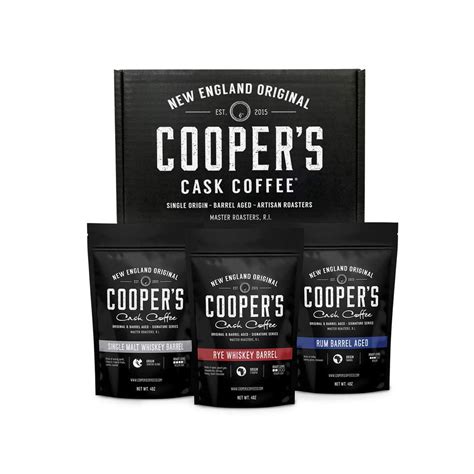 Bourbon Barrel Aged Coffee Whole Bean Set, Single Origin Sumatra