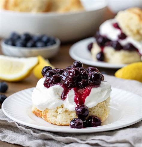 Lemon Blueberry Shortcake - i am baker