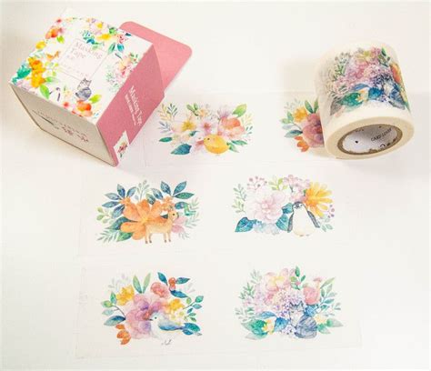 Mm X M Aquarell Tiere Masking Washi Tape Washi Tape Washi