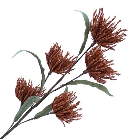FALL SPRAY BRISTLE BLOSSOM 26" ORANGE - Christmas Forever