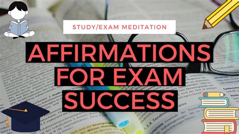 AFFIRMATIONS For PASSING EXAMS How To Manifest Exam Success Study