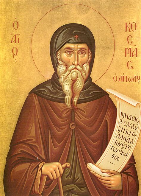 Repose Of The New Hieromartyr Cosmas Of Aitolia Equal Of The Apostles Troparion And Kontakion