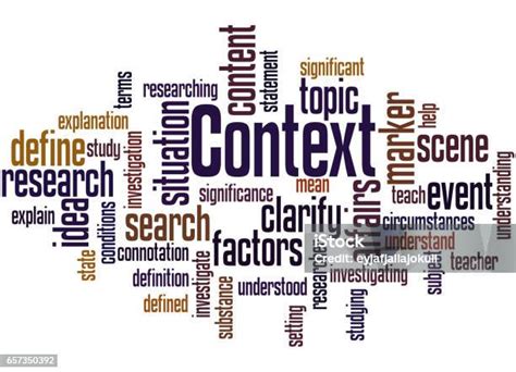 Palavra Contexto - Vetores de Contexto O Conceito De Nuvem De Palavras e mais imagens de ...