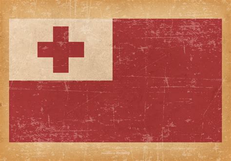 Old Grunge Flag of Tonga 148982 Vector Art at Vecteezy