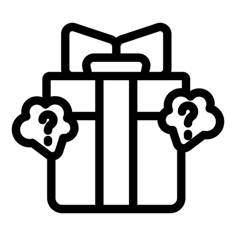 Mystery gift box with question marks appearing on sides 47051148 Vector ...
