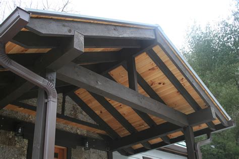 Post And Beam Porches Rustic Porch Charlotte By User Houzz