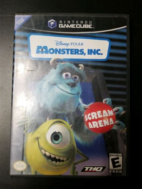 Monsters Inc Scream Arena Disney Pixar Nintendo Gamecube Game Used Ebay