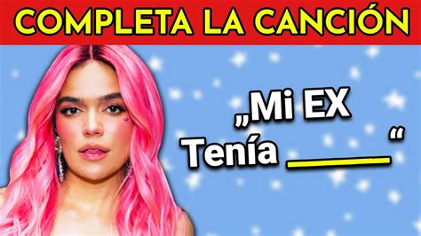 Completa La Canción 25 Canciones Latinas Las Más Populáres de la