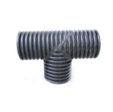 Hdpe Double Wall Corrugated Pipes Tee For Dwc Pipe Fittings At Rs