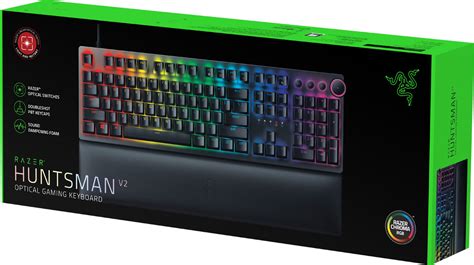 Customer Reviews Razer Huntsman V2 Full Size Wired Optical Red Linear Switch Gaming Keyboard