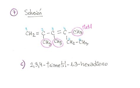 Ejercicio resuelto 07 formulación orgánica de Alquenos Ejercicio de