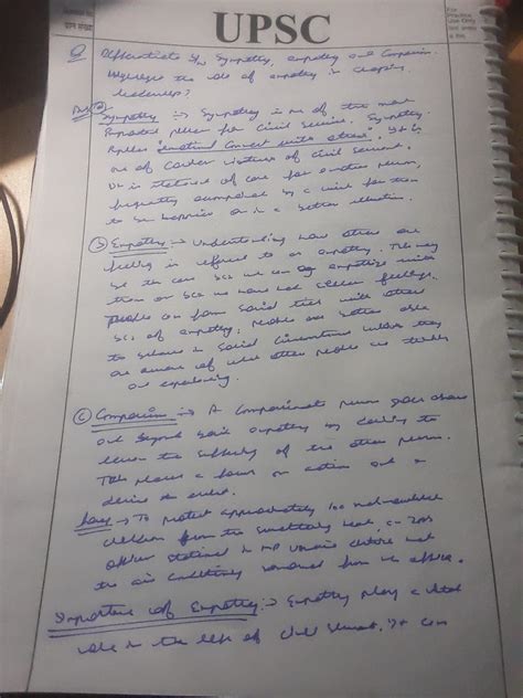 Q.4 Differentiate between sympathy, empathy and compassion. Highlight