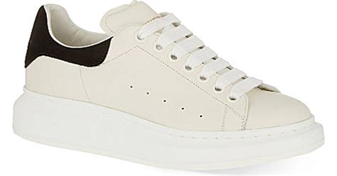 Alexander Mcqueen Runway Platform Trainers In White Lyst